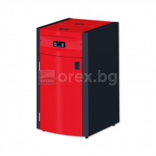 Стоманен пелетен Котел BURNiT PELL Easy 20kW, Wi-Fi модул - пелети, вградена горелка, бункер, помпа и разширителен съд - ЛИЗИНГ с 0% лихва